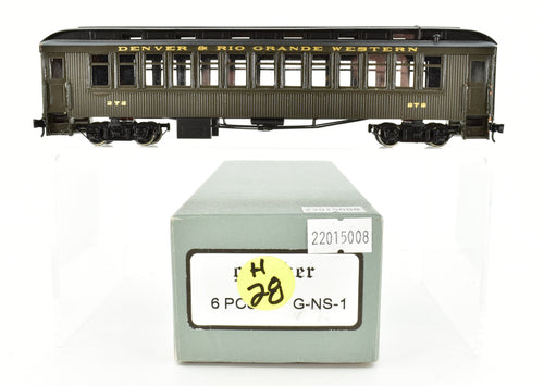 HOn3 Brass Balboa D&RGW - Denver & Rio Grande Western San Juan Extra Coach Custom Painted NO BOX