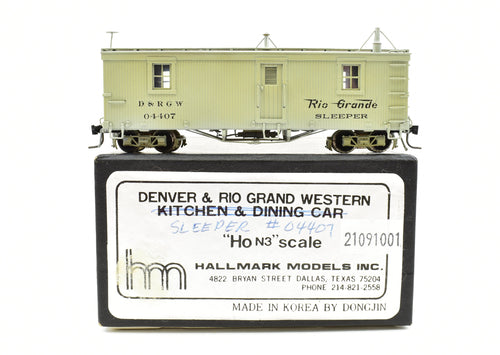 HOn3 Brass Hallmark Models D&RGW - Denver & Rio Grande Western Kitchen & Dining Car CP