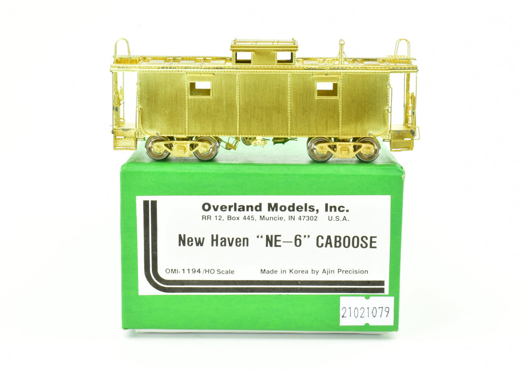 HO Brass OMI - Overland Models, Inc. NH - New Haven NE-6 Caboose