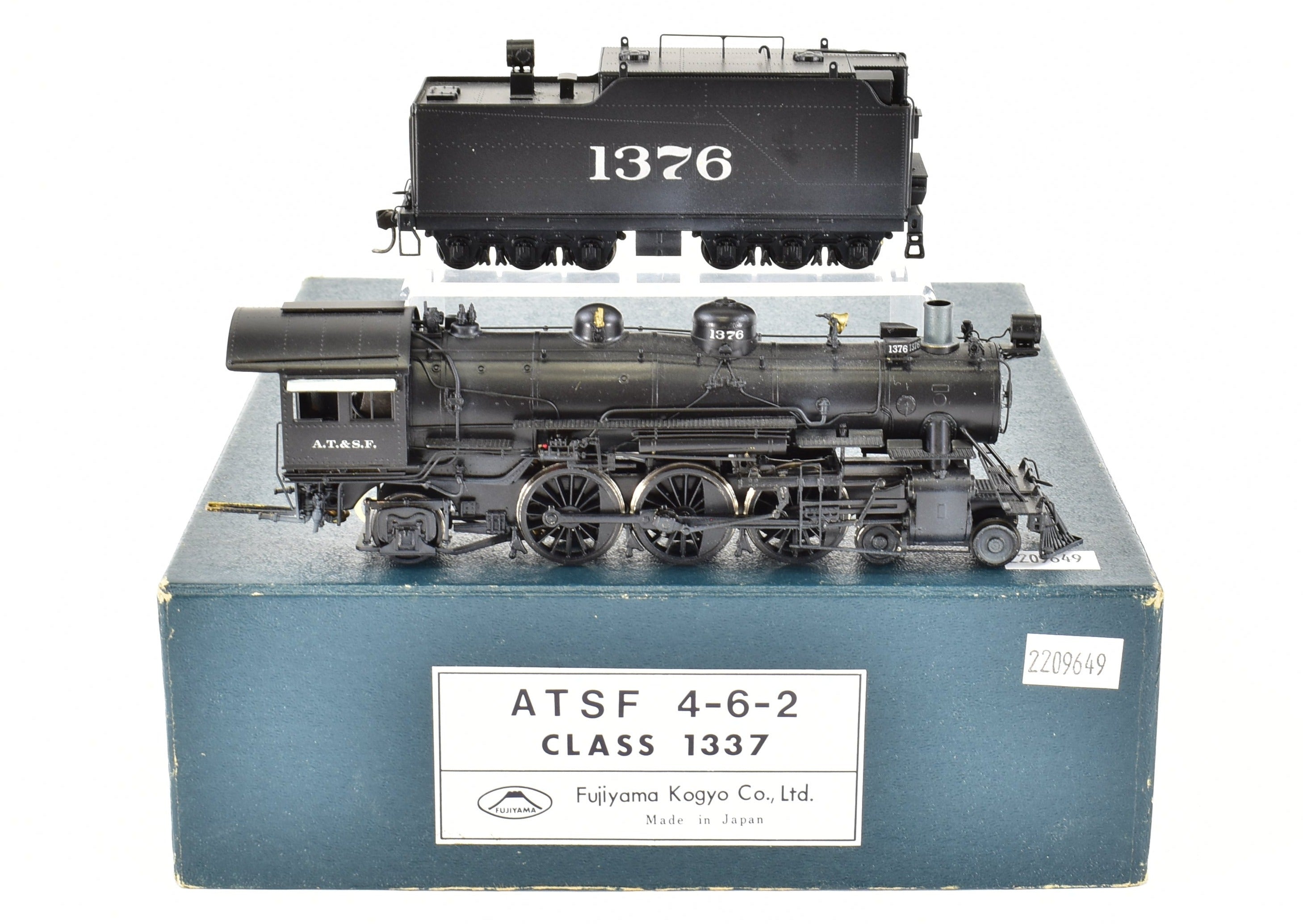 FUJIYAMA ATSF 4-6-2 1337 元箱 動作品-