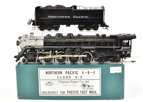 HO Brass PFM - Fujiyama NP - Northern Pacific 4-8-4 Class A-3 1972 Run CP No. 2667 With PFM Sound