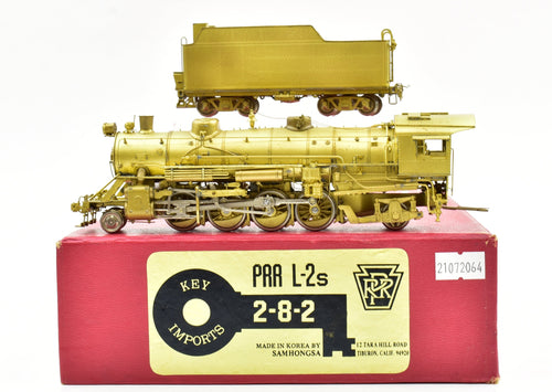 HO Brass Key Imports PRR - Pennsylvania Railroad L-2s - 2-8-2 Mikado
