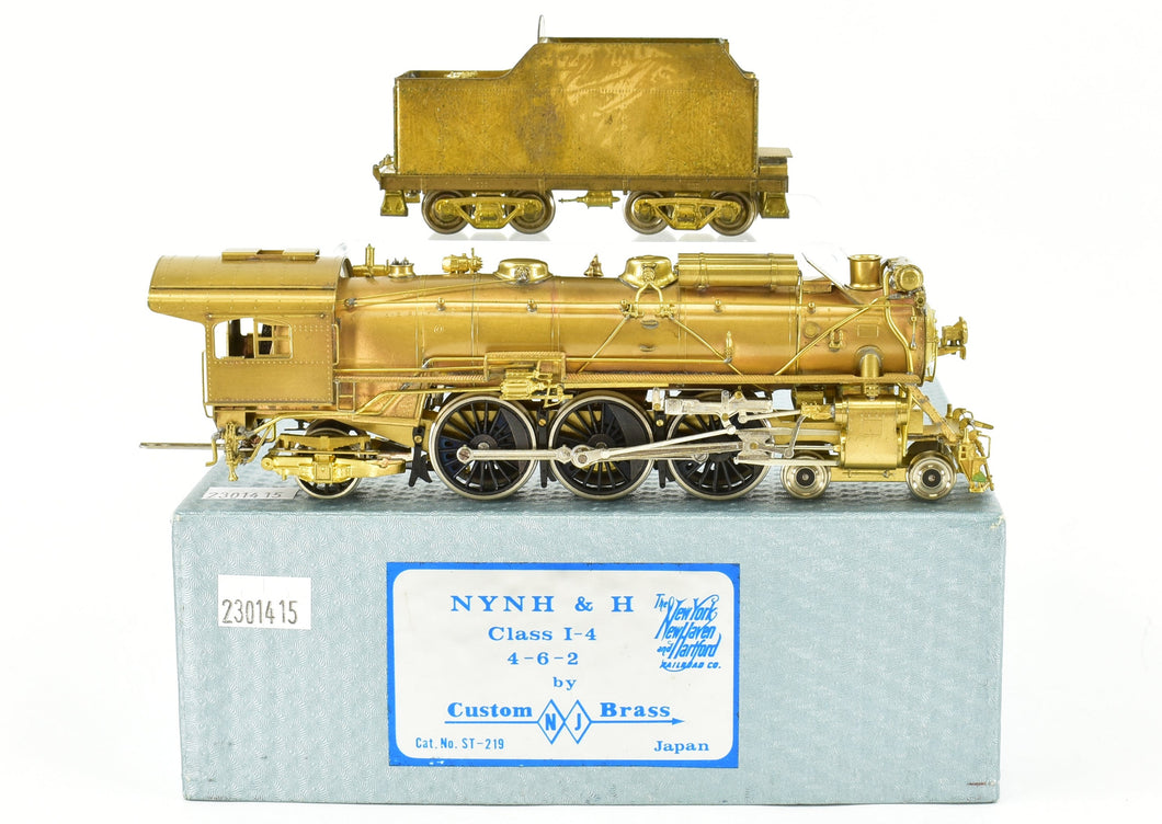 HO Brass NJ Custom Brass NY, NH, & H - New Haven I-4 4-6-2 Pacific