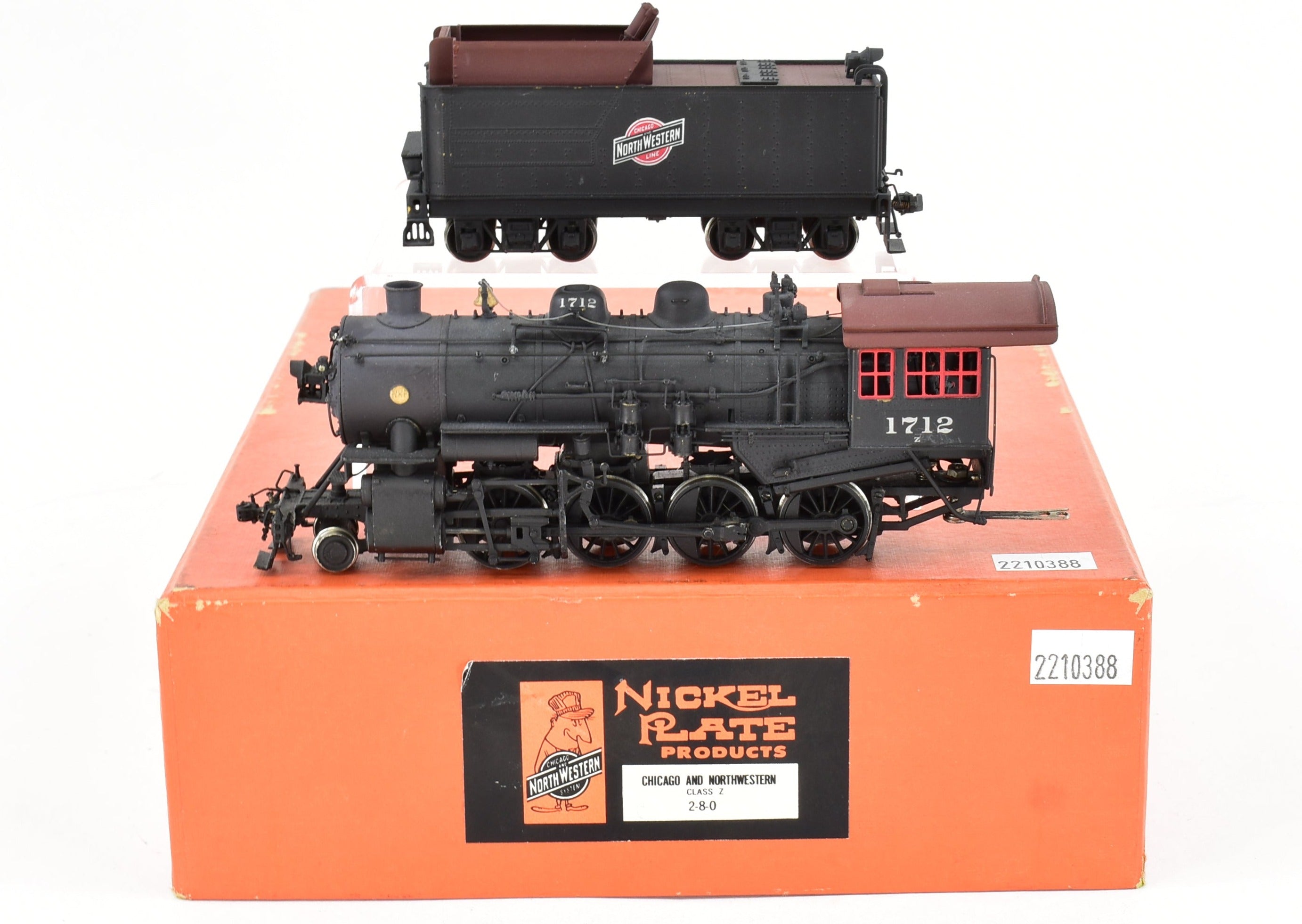 HO Brass NPP - Nickel Plate Products C&NW - Chicago & North Western Class Z  2-8-0 Custom Painted