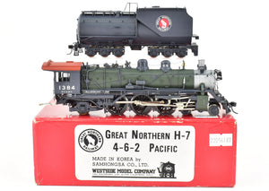 HO Brass Westside Model Co. GN - Great Northern 4-6-2 H-7 Pro-Painted "Glacier Park" Scheme
