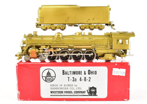 HO Brass Westside Model Co. B&O - Baltimore & Ohio T-3a 4-8-2
