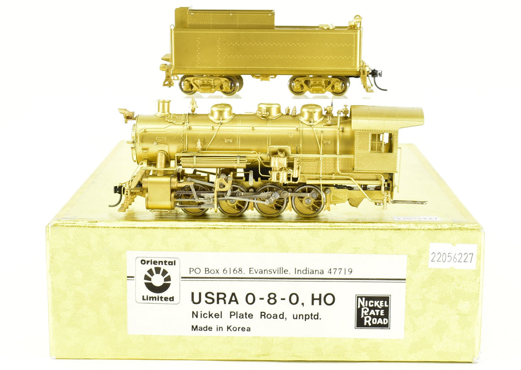 HO Brass Oriental Limited USRA 0-8-0 NKP - Nickel Plate Road Version