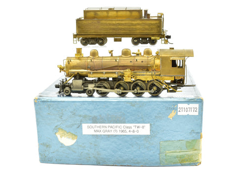 HO Brass Max Gray SP - Southern Pacific Class TW-8 4-8-0 Mastodon