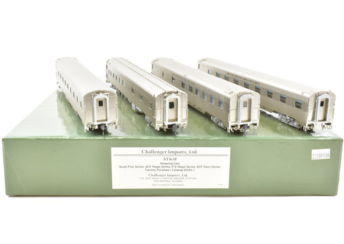 HO Brass CON CIL - Challenger Imports ATSF - Santa Fe 1951 Super Chief Sleeping Cars 4 Car Set