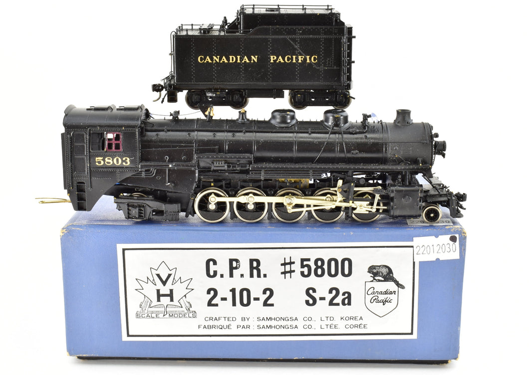 HO Brass PFM - Van Hobbies CPR - Canadian Pacific Railway S-2a 2-10-2 CP #5803
