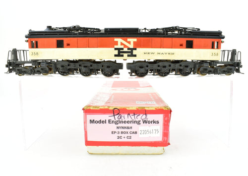 HO Brass MEW - Model Engineering Works - NH - New Haven 2-C-C-2 EP-3 Electric Locomotive Custom Painted No. 358
