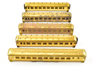 HO Brass Ken Kidder IC- Illinois Central Harriman Bodies 5-Car Set AS-IS