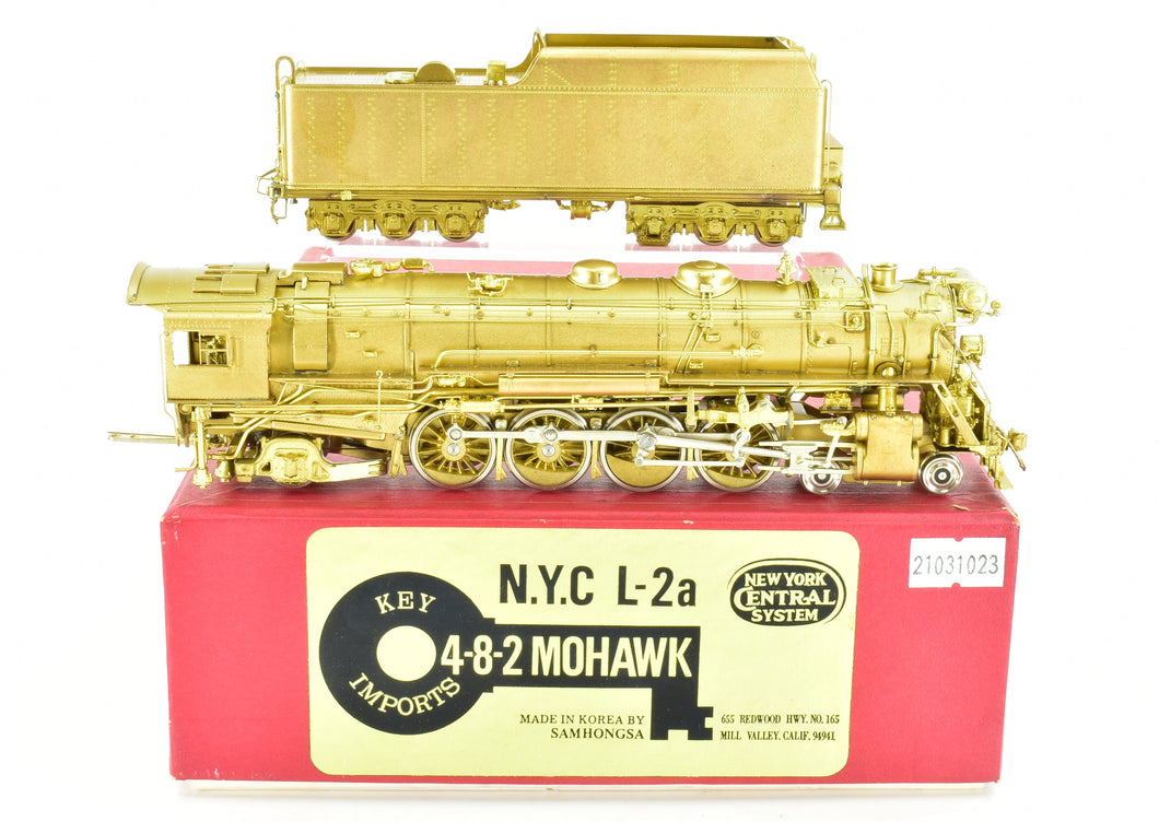 HO Brass Key Imports NYC - New York Central L-2a 4-8-2 Mohawk 1981 Run