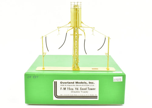 HO Brass OMI - Overland Models, Inc FM 15 Cubic Yard Sand Tower Double Track