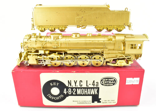 HO Brass Key Imports NYC - New York Central L-4a 4-8-2 Mohawk 1983 Run