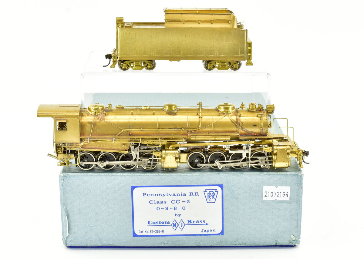 HO Brass NJ Custom Brass PRR - Pennsylvania Railroad Class CC-2 0-8-8 ...