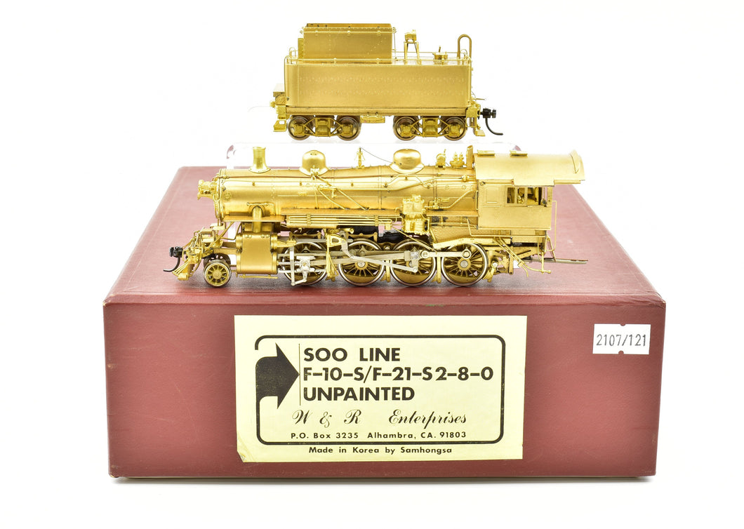 HO Brass CON W&R Enterprises Soo - Soo Line F-10-S/F-21-S  2-8-0 Rare! 1 of 27