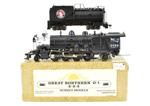 HO Brass Sunset Models GN - Great Northern 2-8-2 Class O-1 Pro-Painted