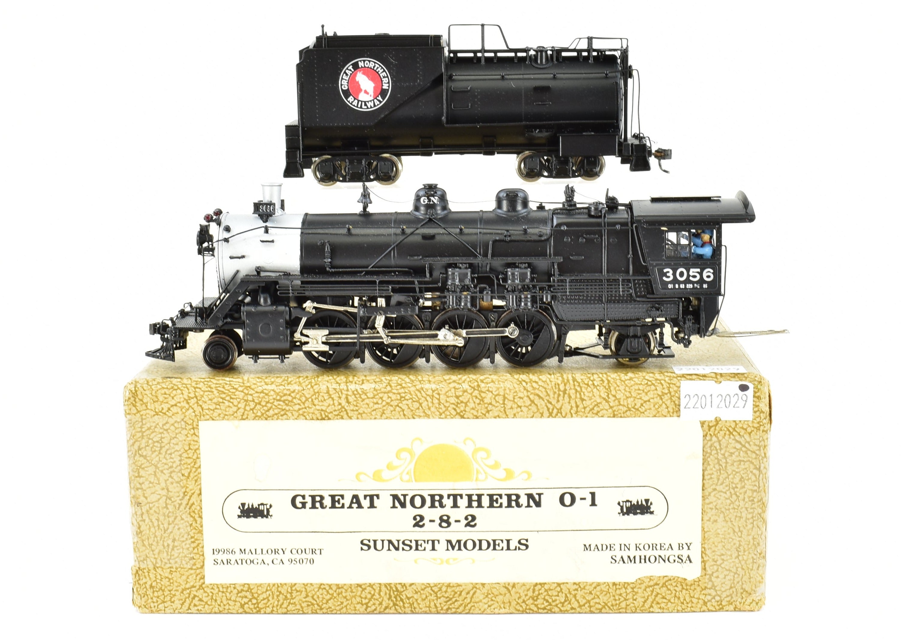 HO Brass Sunset Models GN - Great Northern 2-8-2 Class O-1 Pro