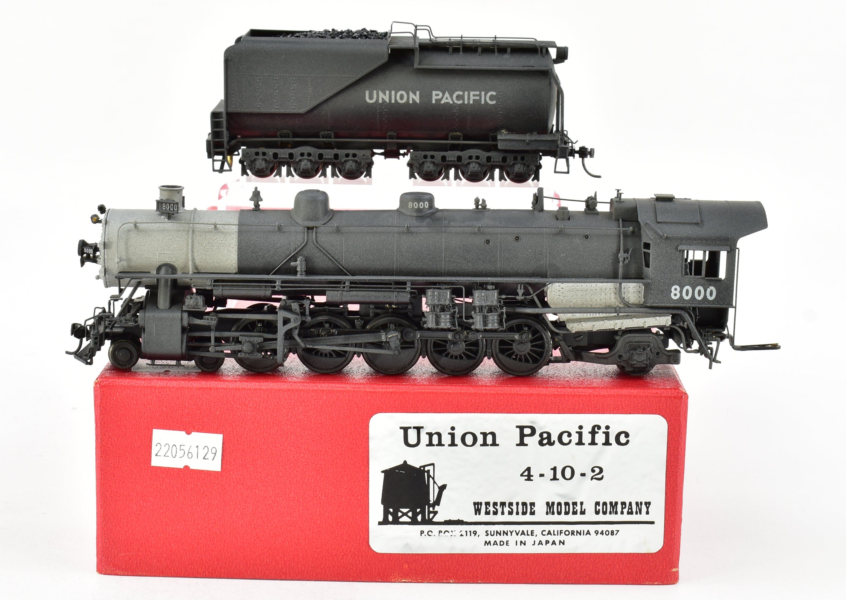HO Brass Westside Model Co. UP - Union Pacific 8000 Class 4