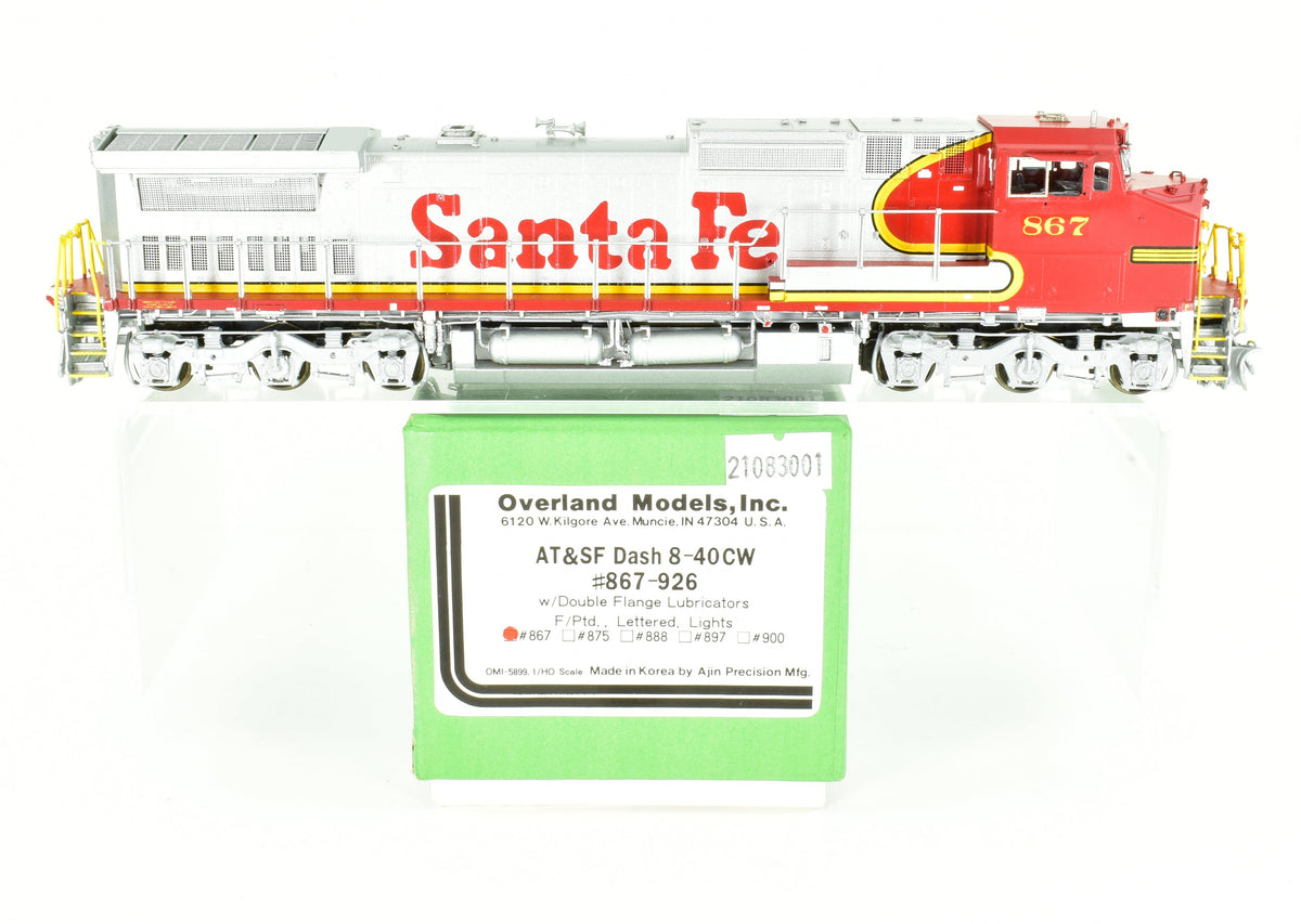 HO Brass OMI - Overland Models, Inc. ATSF - Santa Fe EMD Dash 8-40CW F ...