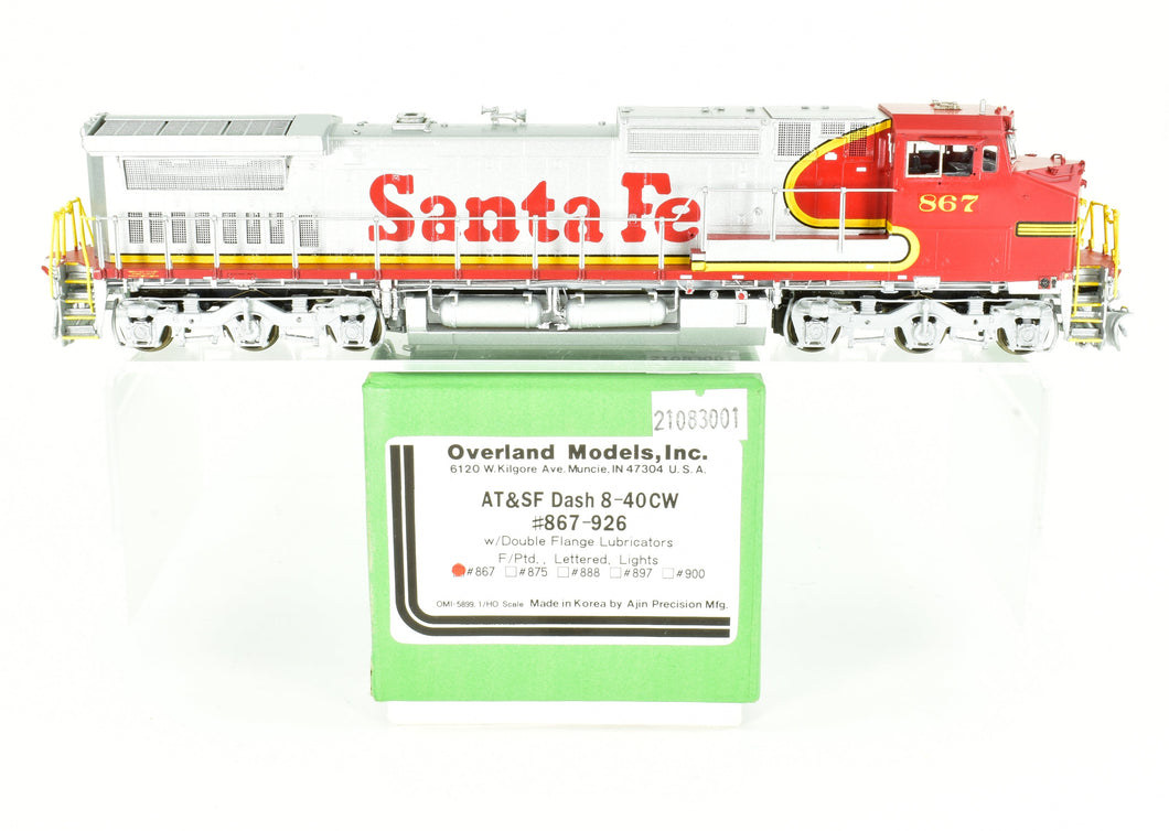 HO Brass OMI - Overland Models, Inc. ATSF - Santa Fe EMD Dash 8-40CW FP No. 867