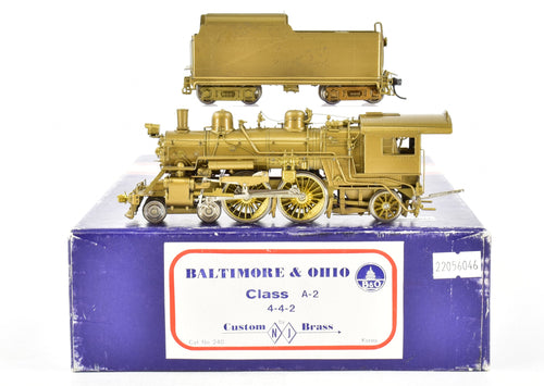 HO Brass NJ Custom Brass B&O - Baltimore & Ohio Class A-2 4-4-2