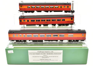 HO Brass CIL - Challenger Imports SP - Southern Pacific 1955 Morning Daylight 3-Pack "A" Add-On Set FP