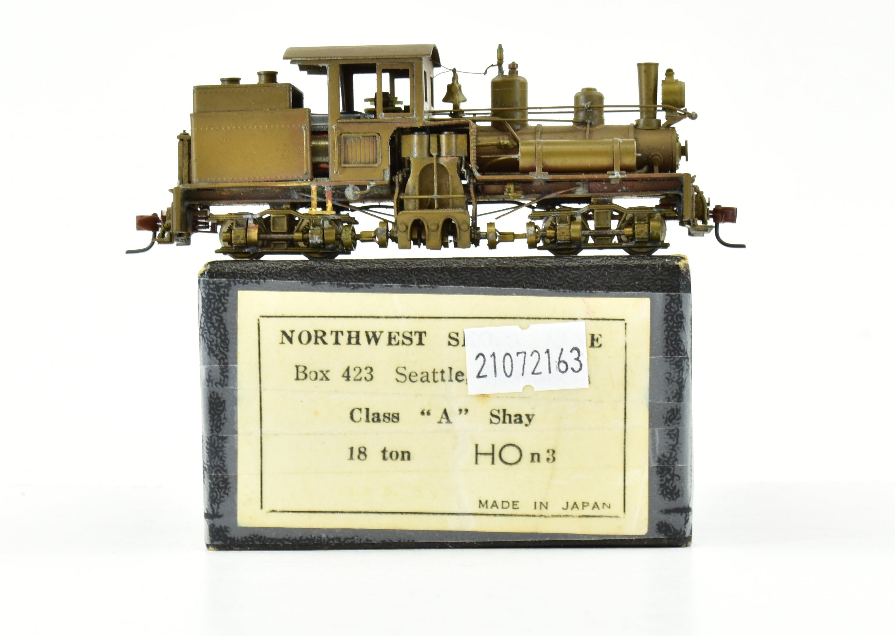 HOn3 Brass Northwest Short Line Various Logging 18 ton Class 