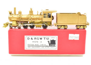 HOn3 Brass Westside Model Co. D&RGW - Denver & Rio Grande Western T-12 4-6-0 Ten Wheeler