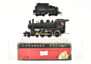 HO Brass Pacific Pike CPR - Canadian Pacific Railway D4G 4-6-0 Custom Painted