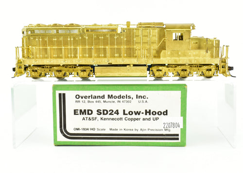 HO Brass OMI - Overland Models, Inc. ATSF - Santa Fe, UP - Union Pacific, & Kennecott Copper EMD SD24 Low Hood