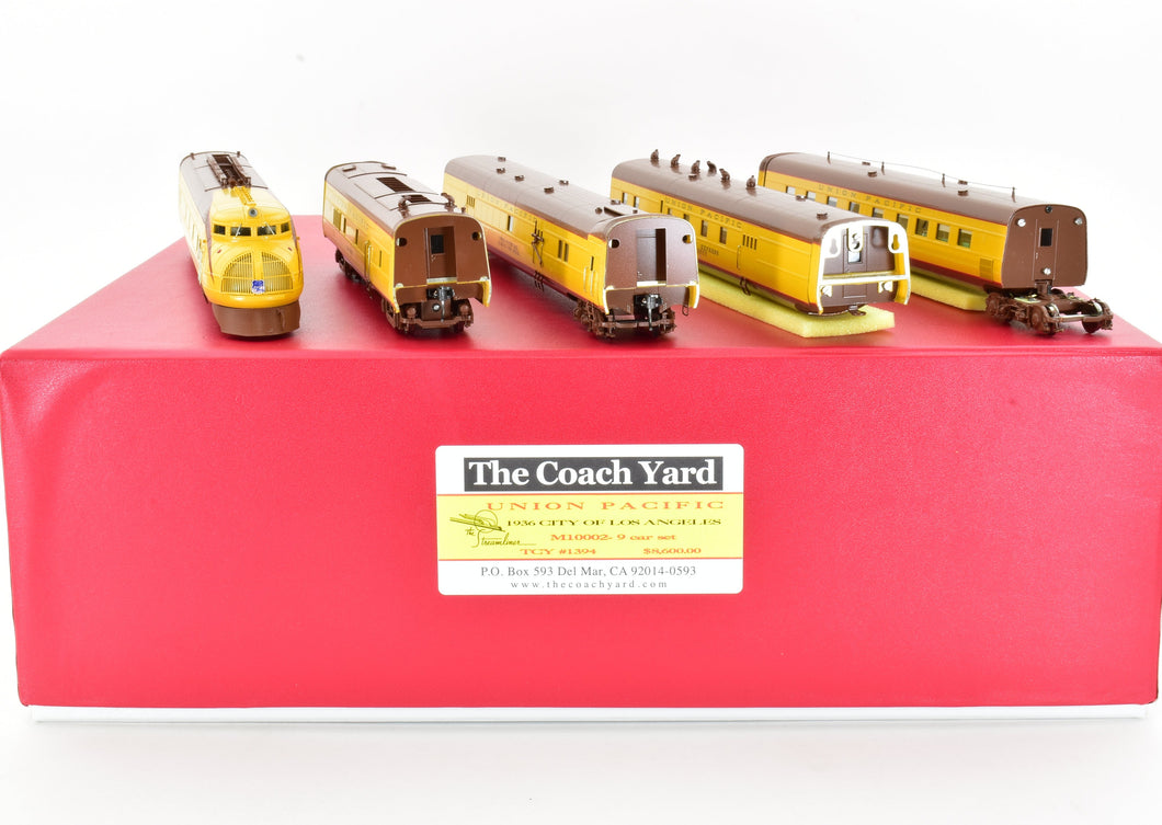 HO Brass TCY - The Coach Yard Union Pacific 1936 