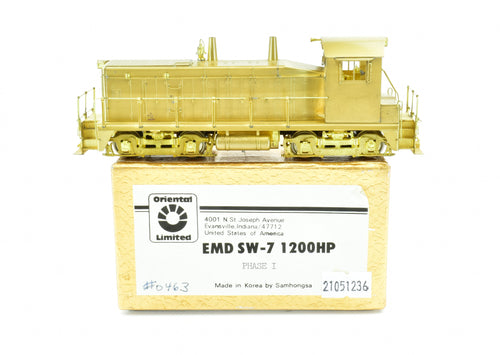 HO Brass Oriental Limited Various Roads EMD SW-7 1200HP Switcher