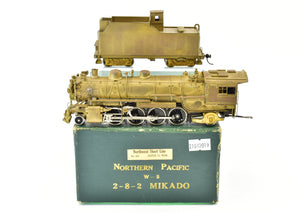 HO Brass NWSL - NorthWest Short Line NP - Northern Pacific W-5 2-8-2 Mikado