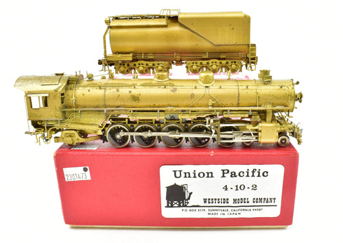 HO Brass Westside Model Co. UP - Union Pacific 4-10-2 MILD FOAM DAMAGE