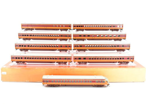 HO Brass PSC - Precision Scale Co. Milwaukee Road 1939 Hiawatha 9-Car Set Factory Painted