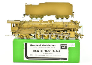 HO Brass OMI - Overland Models CB&Q - Burlington Route O-5 4-8-4 #5600-5607