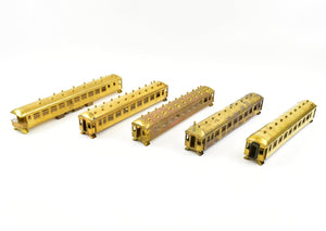 HO Brass Ken Kidder IC- Illinois Central Harriman Bodies 5-Car Set AS-IS