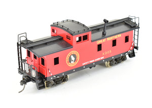 HO Brass PFM - Tenshodo GN - Great Northern Steel Caboose Factory Painted