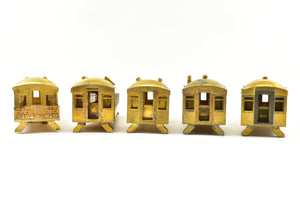 HO Brass Ken Kidder IC- Illinois Central Harriman Bodies 5-Car Set AS-IS