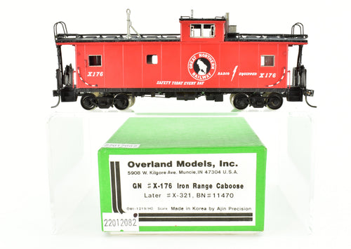 HO Brass OMI - Overland Models, Inc. GN - Great Northern X-176 Iron Range Caboose CP