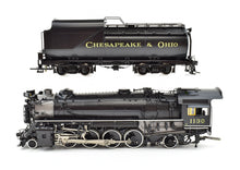 Load image into Gallery viewer, HO Brass DVP - Division Point - C&amp;O - Chesapeake &amp; Ohio K1 2-8-2 Factory Painted #1130
