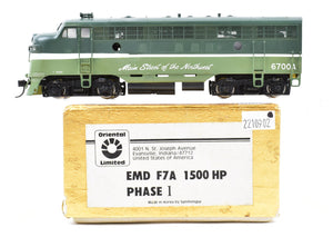 HO Brass Oriental Limited NP - Northern Pacific EMD F7A Phase I CP No. 6700A