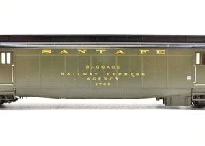 HO Brass CON TCY - The Coach Yard ATSF - Santa Fe Heavyweight Baggage Express Steel Re-enforced Sides FP No. 1705