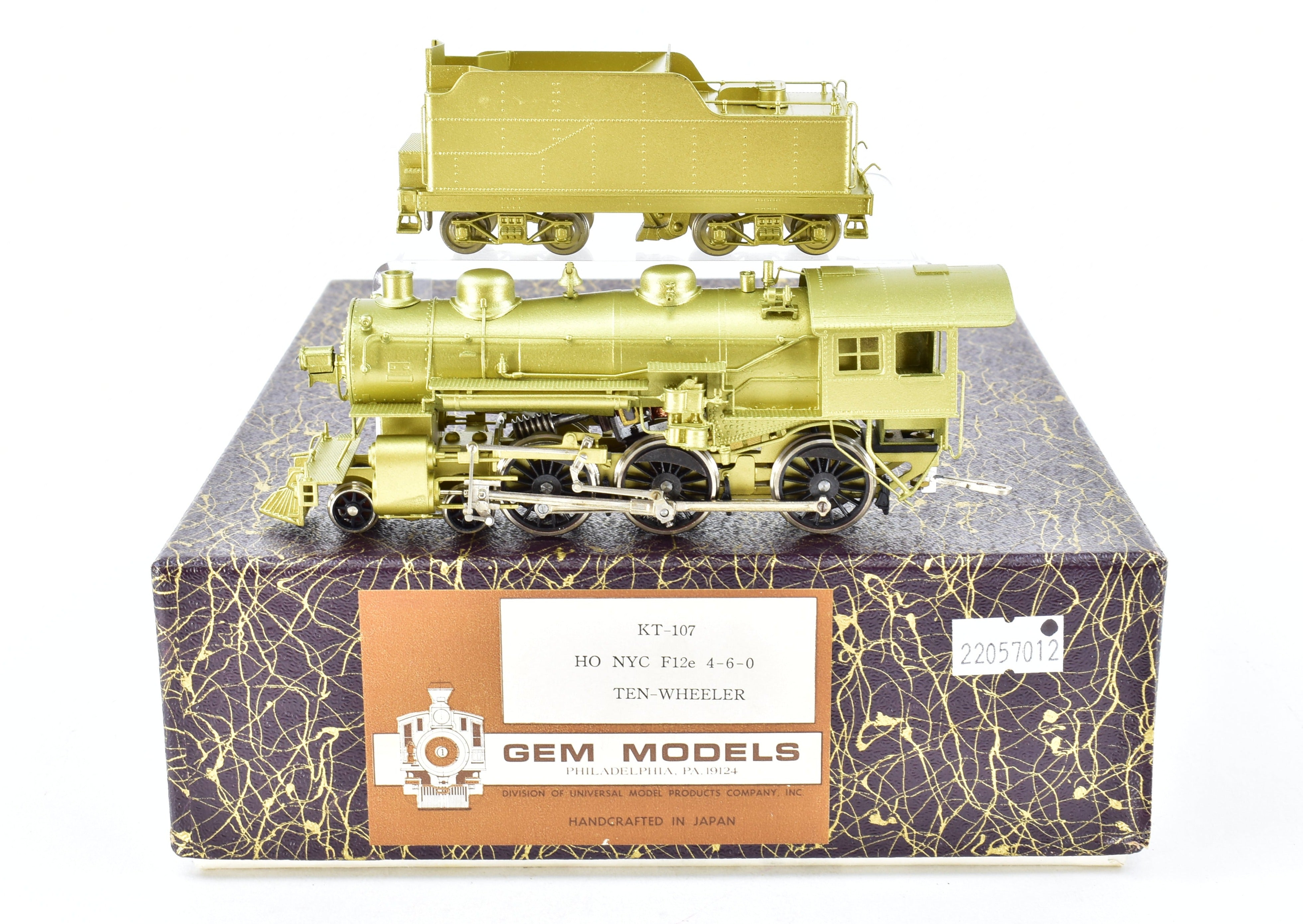 Gem Models ニューヨーク・セントラル鉄道 NYC 4-4-0 蒸気機関車 999