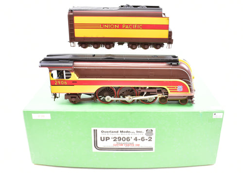 O Brass CON OMI - Overland Models, Inc. UP - Union Pacific 2906 4-6-2 Streamlined Factory Painted 