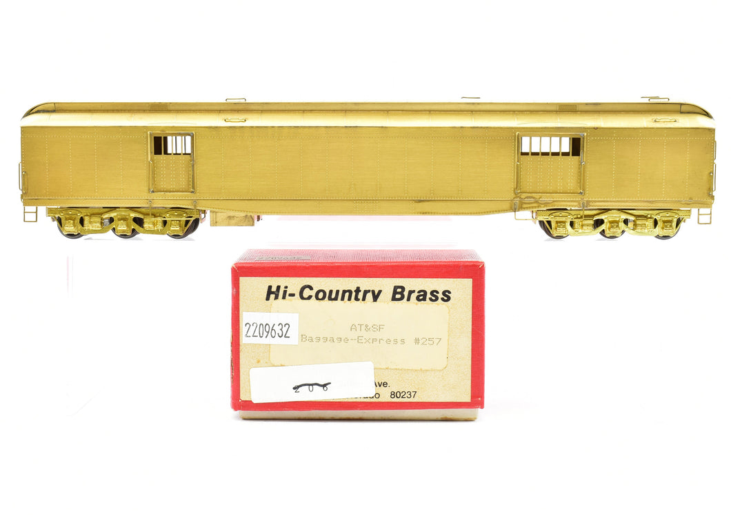 HO Brass Hi-Country Brass ATSF - Santa Fe Baggage Express #257