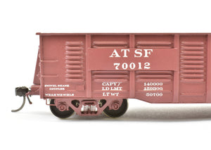 HO Brass OMI - Overland Models, Inc. ATSF - Santa Fe 100 Ton Gondola Pro-Painted No. 70012