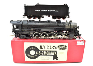 HO Brass CON Key Imports NYC - New York Central L-2c 4-8-2 Mohawk 1989 Run CS-68